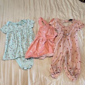 Cat & Jack Mint Green Baby Romper Dress